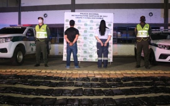 Cárcel a pareja que transportaba en Cali media tonelada de marihuana en una ambulancia