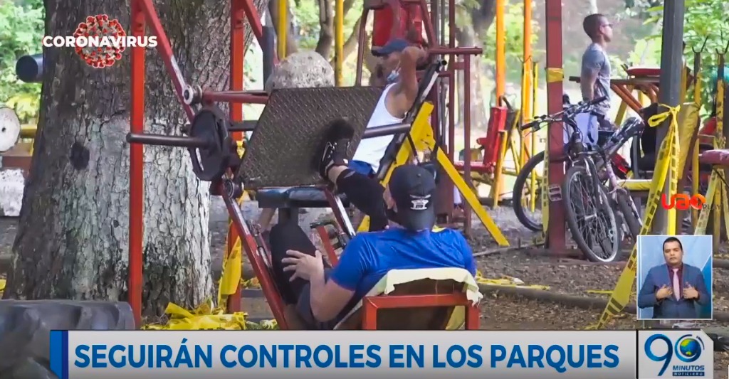 ¿Cerrarlos? Deportistas se tomaron masivamente los parques de Cali sin las medidas de bioseguridad