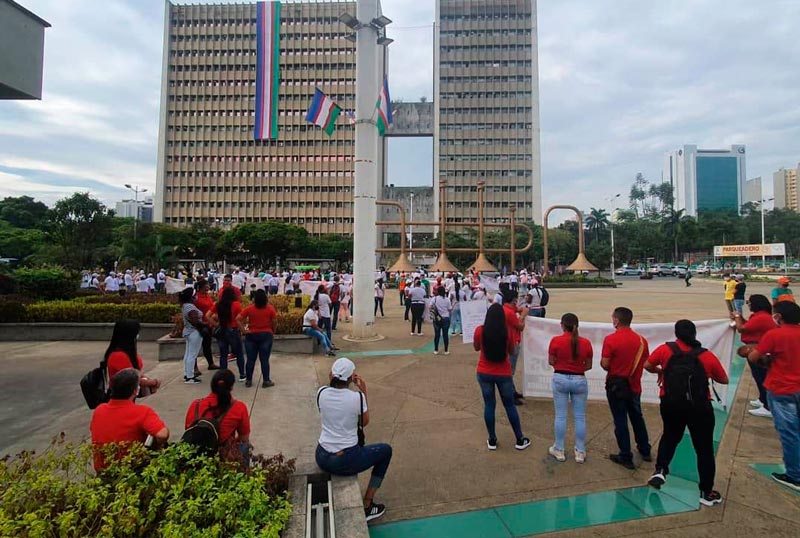 Gremio de moteles de Cali protestó para exigir la reapertura del sector