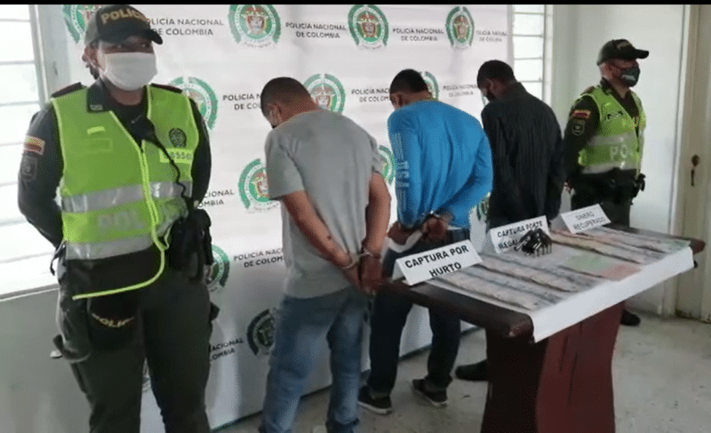 En Cali: Tres hombres son capturados tras hurtar más de 40 millones de pesos