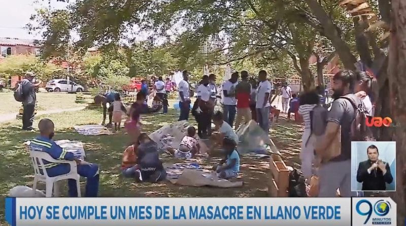 ¡Paz y reconciliación en Llano Verde! Hacen homenaje tras cumplirse un mes de la masacre