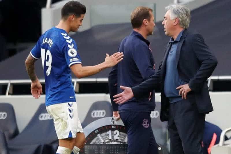 James podría jugar el partido del domingo ante Southampton