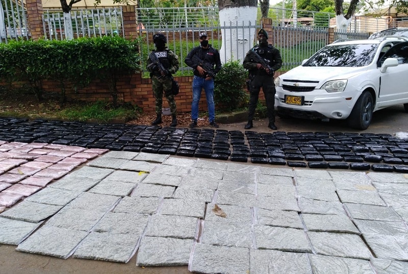 Policía incauta 340 kilos de marihuana que se expendían en el oriente de Cali