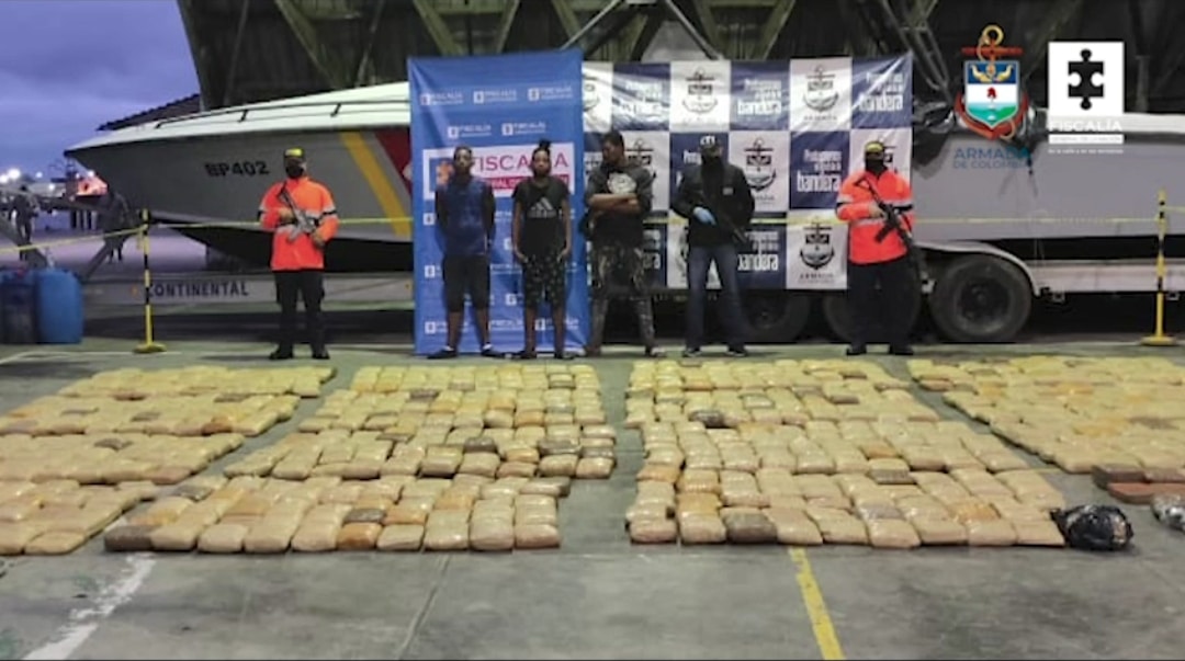 Capturados llevando una tonelada de droga por el puerto de Buenaventura