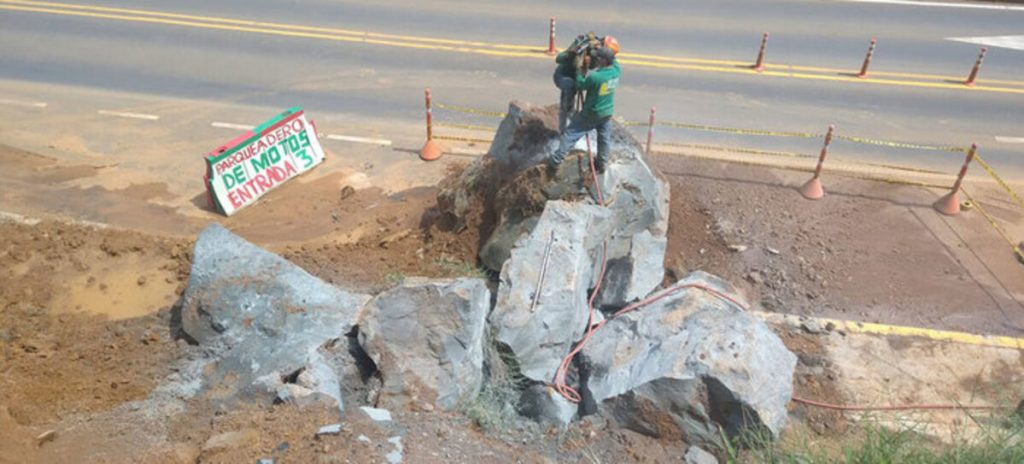Evalúan derrumbe que afectó la obra de ampliación de la vía a Pance