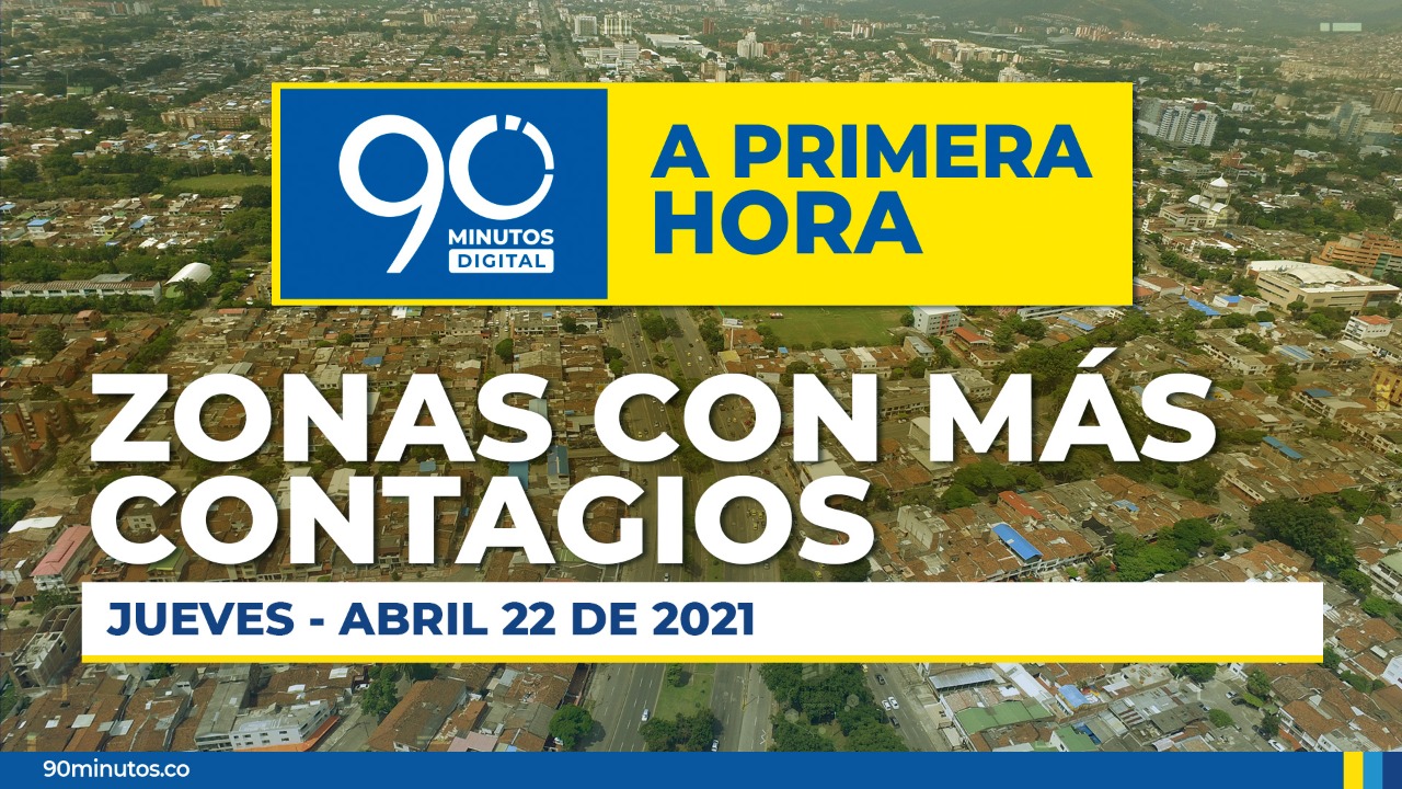 En vivo: Zonas con más contagios - 90 Minutos A Primera Hora