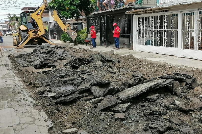 Alcaldía de Cali retomó obras de Infraestructura de la malla vial