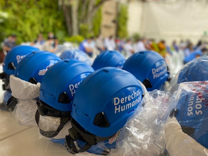 Alcaldía amplió personal de Derechos Humanos y tendrán cascos azules