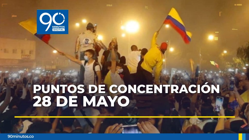 Conozca los puntos de concentración y marchas en Cali para este 28 de mayo
