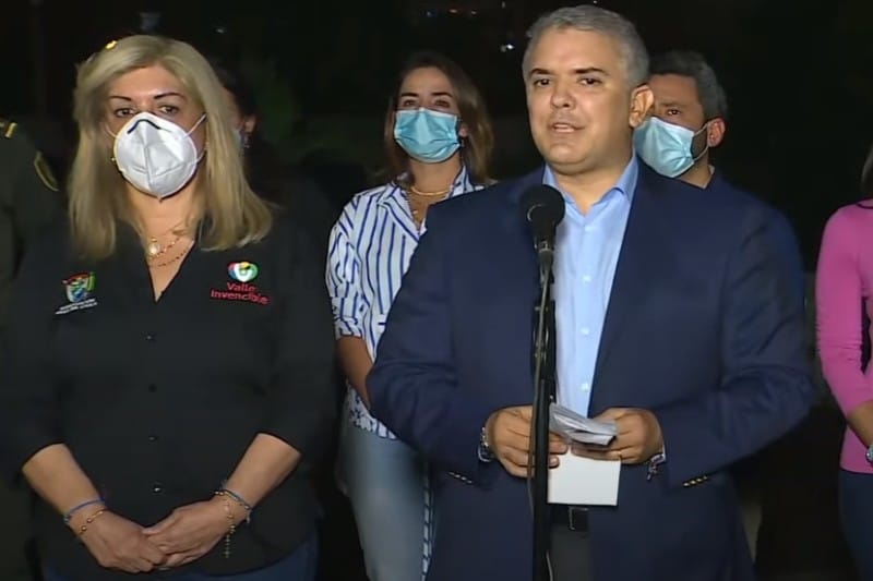 "Máximo despliegue de asistencia militar para el Valle": Presidente Duque