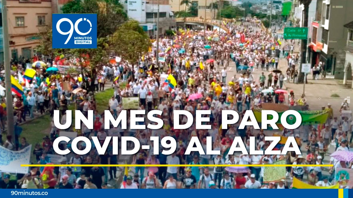 Un mes de paro con casos de covid en alza, último reporte fue de 25.092 casos
