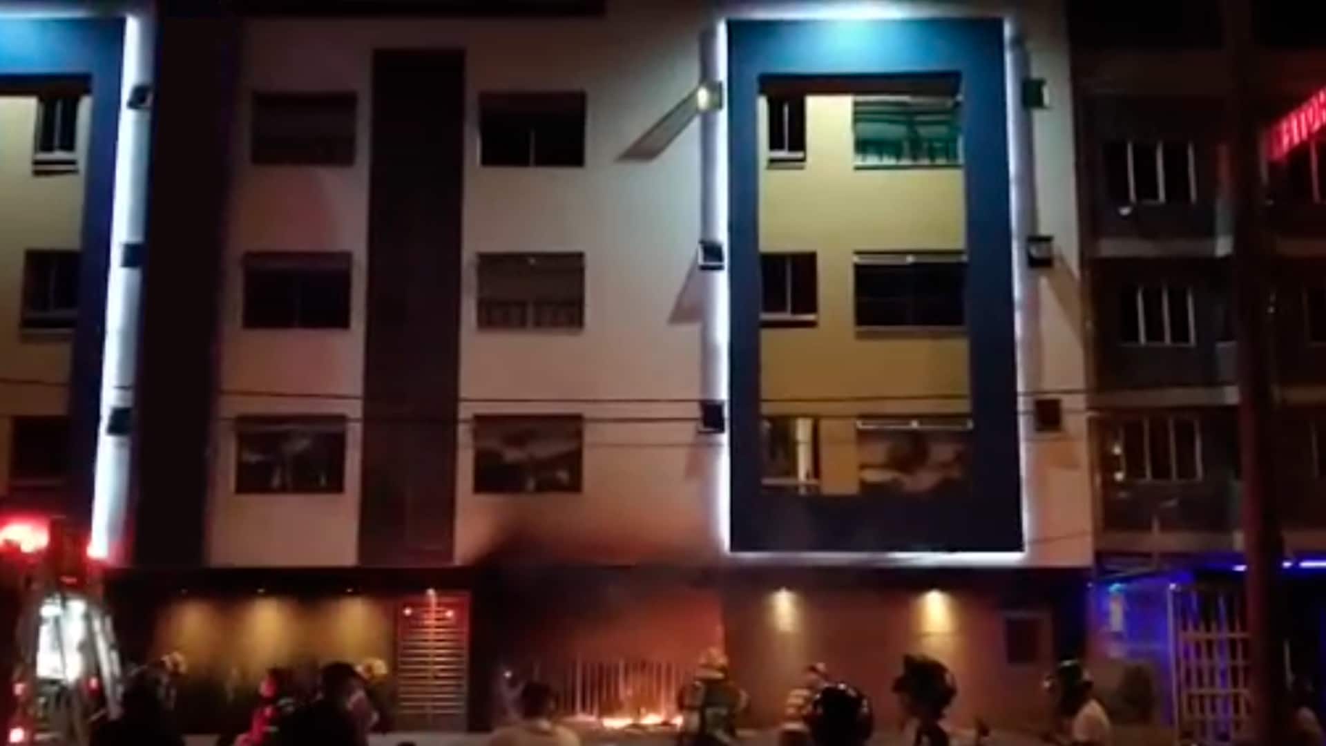 Personas que se manifestaban en el oriente de Cali intentaron incendiar un motel