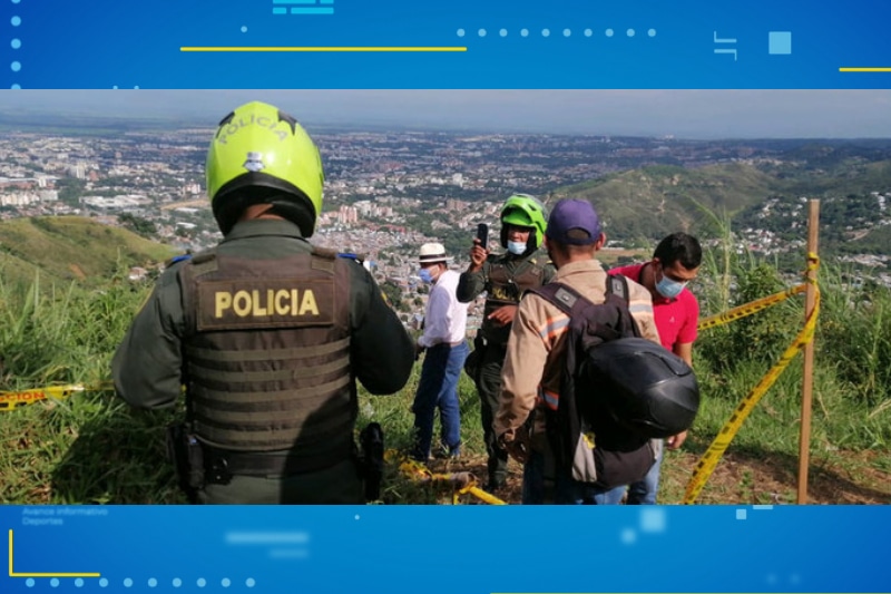 Varios cambuches fueron destruidos en el Cerro de La Bandera