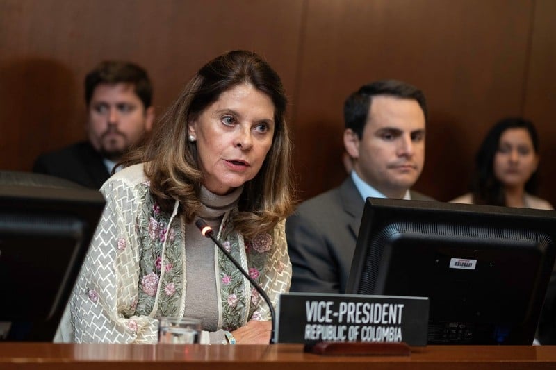 Vicepresidenta de Colombia prioriza labores de Cancillería en Washington