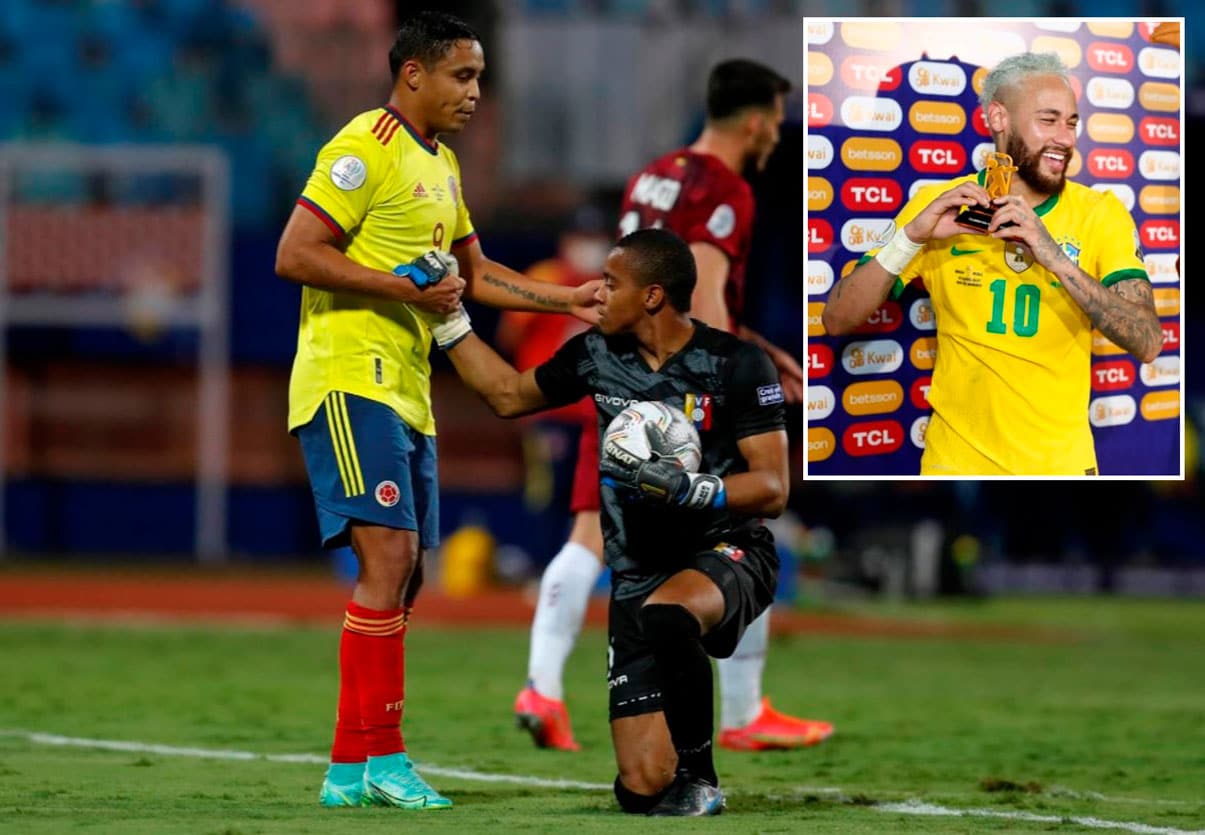 Brasil avasalla a Perú, Fariñez salva a Venezuela y Neymar a 9 goles de Pelé