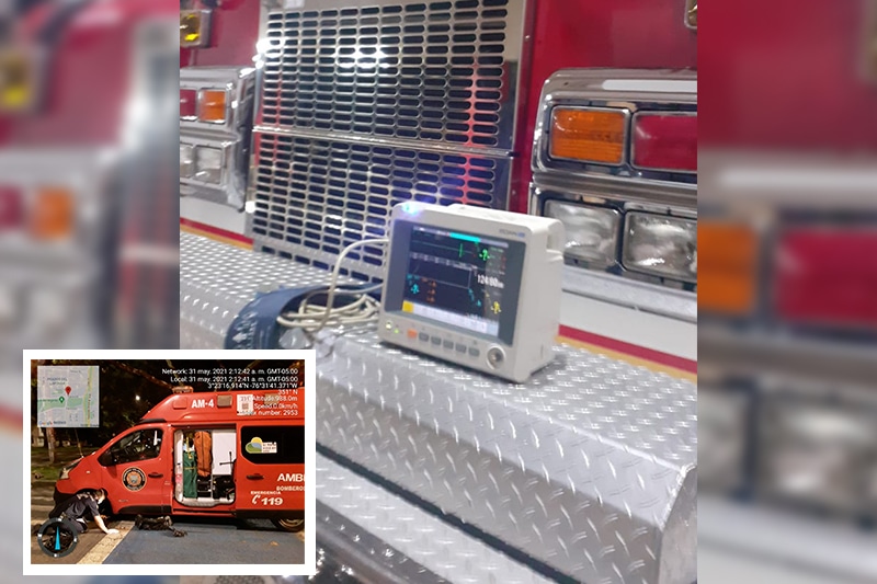 Devuelven equipo médico que habían extraído de ambulancia de Bomberos Cali