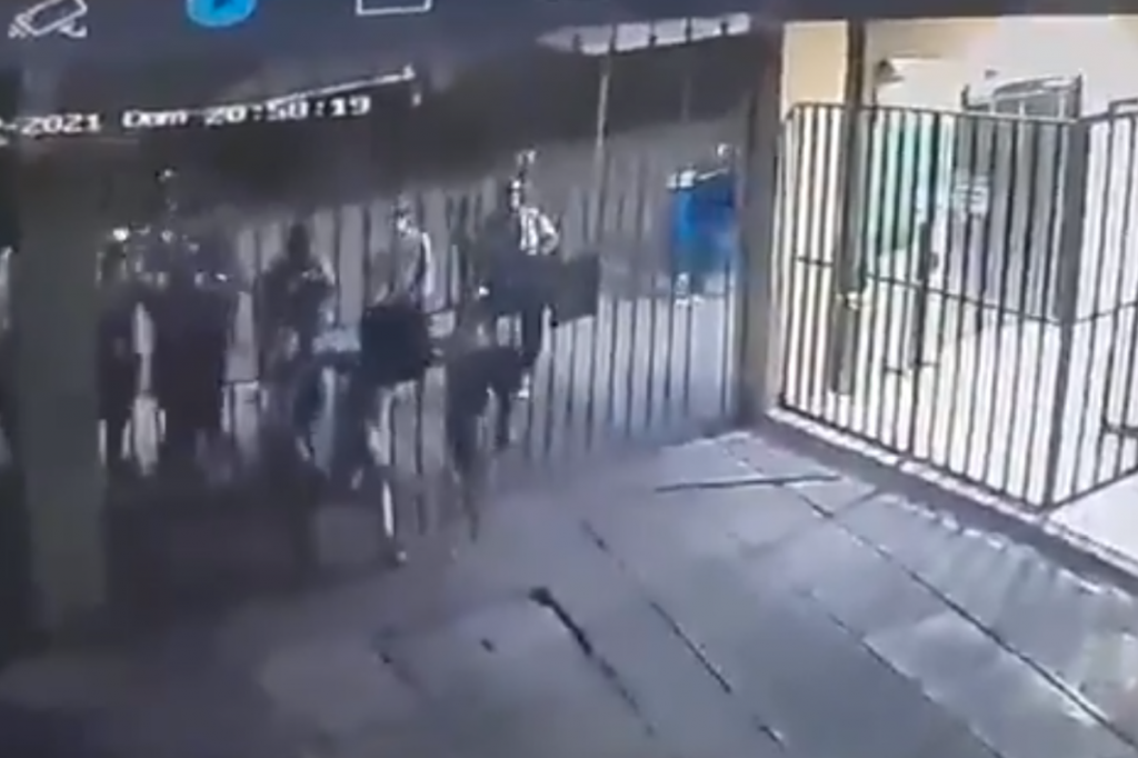 Así intentaron robar a unidad residencial en el norte de Cali
