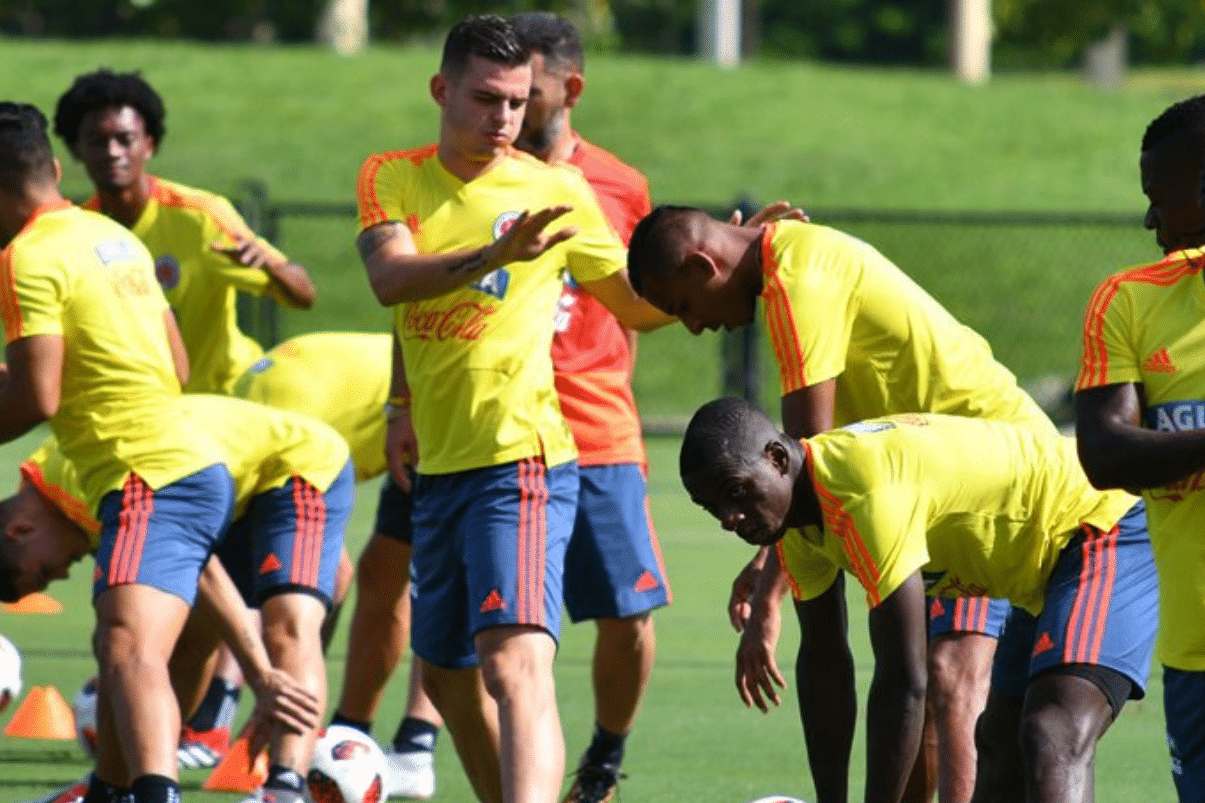 Día del Padre se tomó la Selección Colombia previo al partido ante Perú