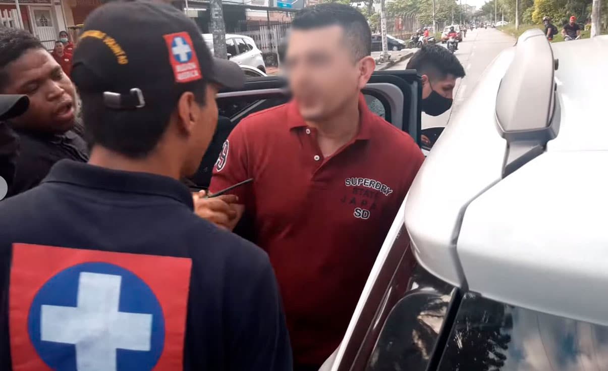 Versiones encontradas por presunto secuestro de un Policía en punto de bloqueo