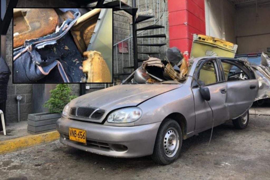 Había marihuana en cilindro de gas de carro que estalló en el sur de Cali