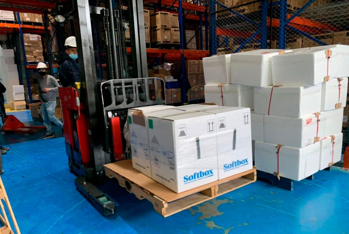 Cómo se distribuirán las 308.880 dosis de Pfizer que llegaron al país