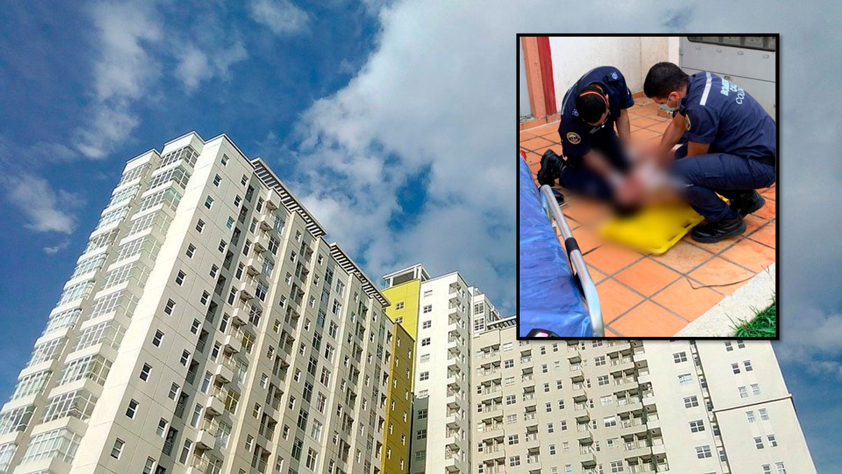 ¿Secuestro? Hombre se lanzó desde cuarto piso de un edificio en Cali
