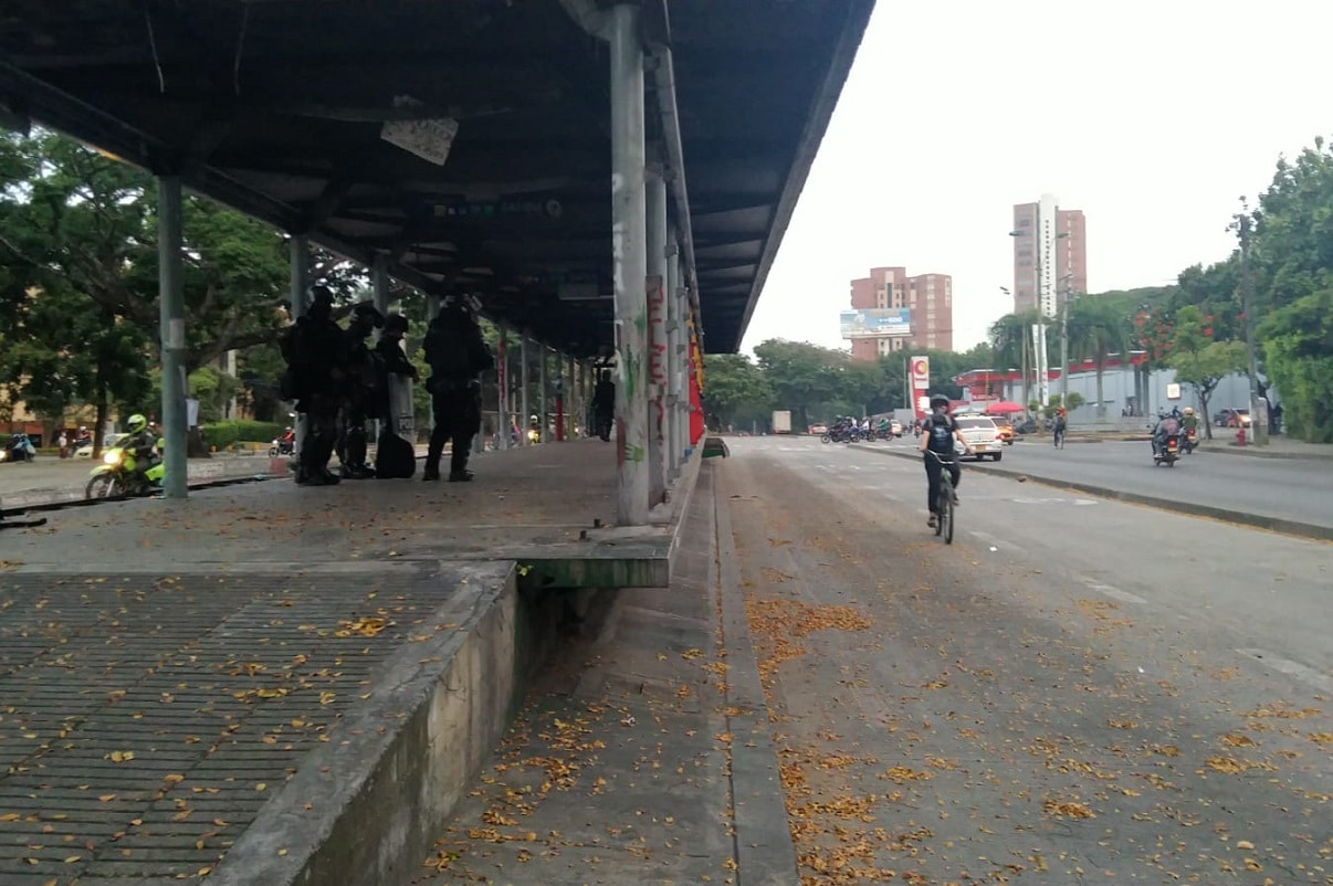 Manifestantes entregaron voluntariamente estación del Mío Meléndez
