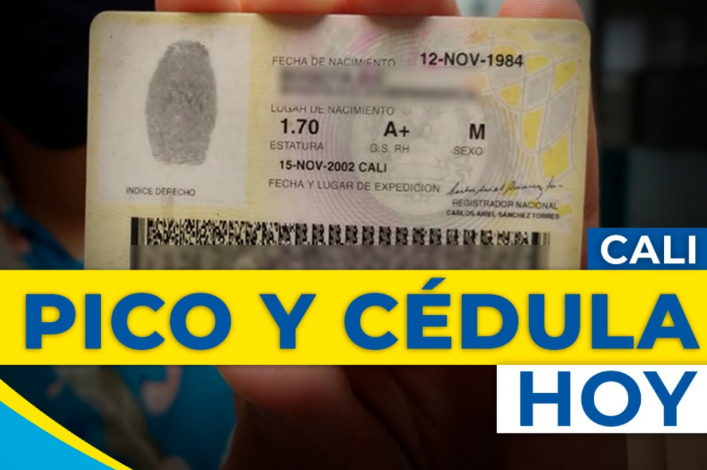 No olvide el pico y cédula en Cali para este jueves 29 de julio de 2021