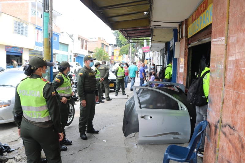 Se recuperaron 32 vehículos tras operativo policial en Cali