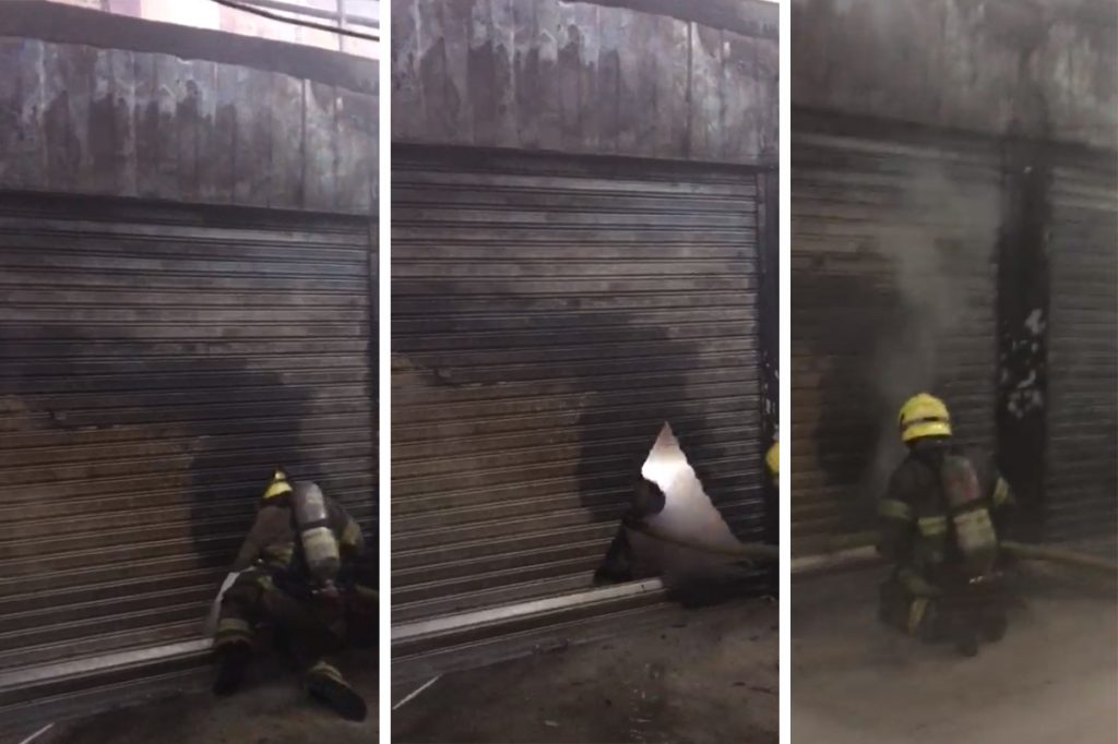 Incendio de local comercial de calzado alarmó al centro de Cali