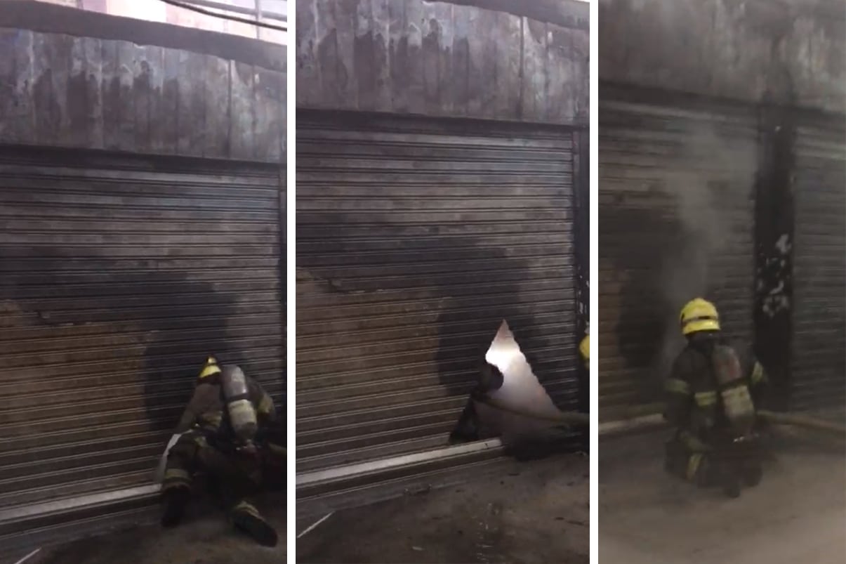 Incendio de local comercial de calzado alarmó al centro de Cali