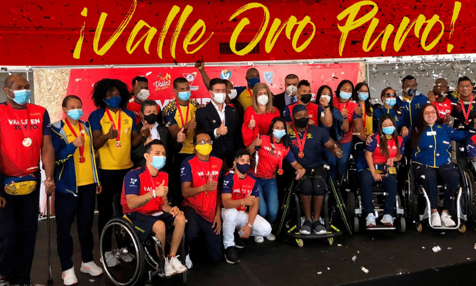 Deportistas de los Juegos Olímpicos y Paralímpicos ganan medalla ‘Valle Oro Puro’
