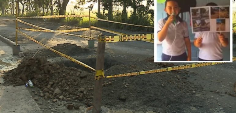 En el barrio Ciudad del Campo denuncian el mal estado de sus vías