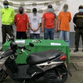 Capturadas cuatro personas por porte de armas de fuego