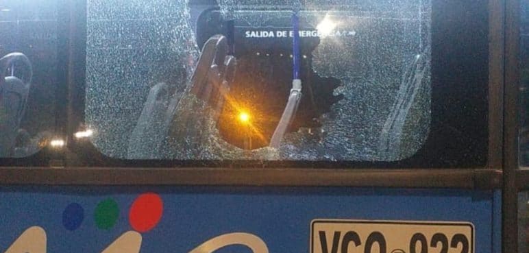Durante el mes de octubre, 58 buses del MÍO sufrieron algún tipo de acto vandálico