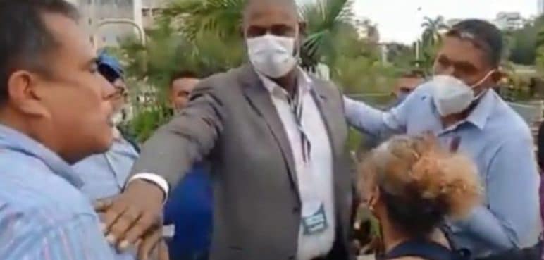 Tremendo agarrón entre abogado y el Secretario de Paz de Cali durante reunión con carretilleros