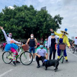 La ciclovida se disfraza de diversión y compartir en familia
