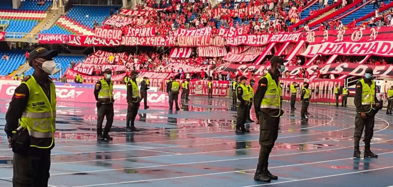 Refuerzan medidas de seguridad para partido América vs. Medellín