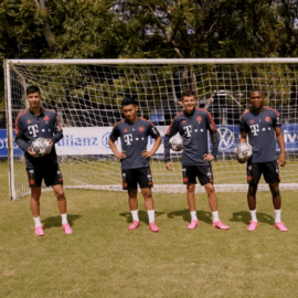 El rey de los challenges en el Bayern World Squad