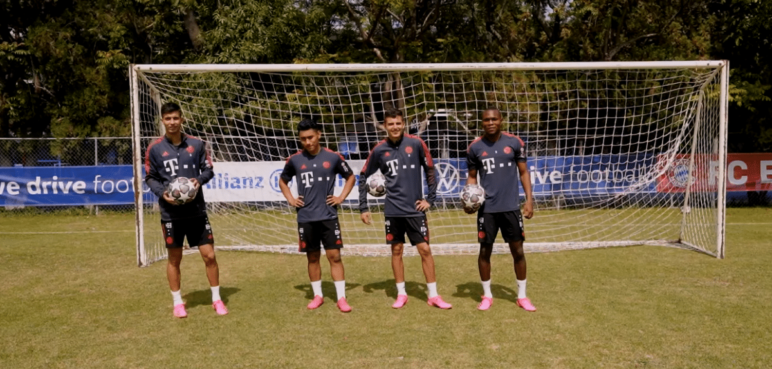 El rey de los challenges en el Bayern World Squad