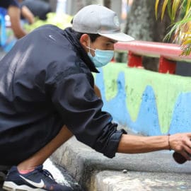Vecinos y comerciantes de la Avenida Sexta lideraron jornada de embellecimiento