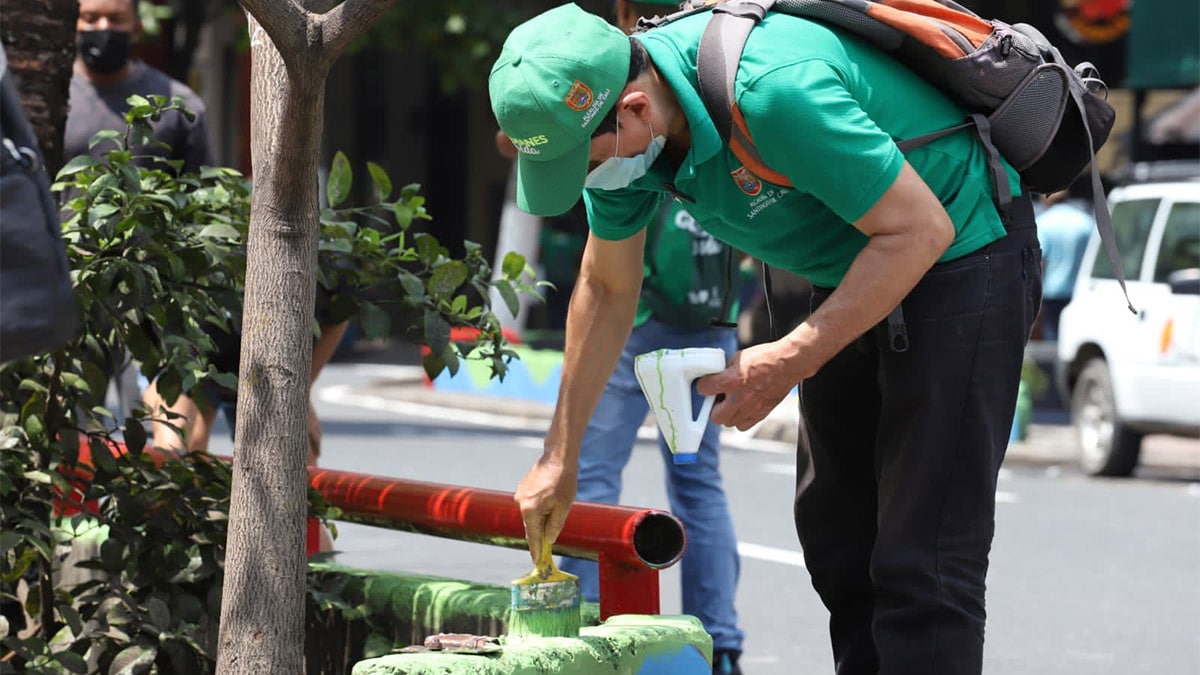 Vecinos y comerciantes de la Avenida Sexta lideraron jornada de embellecimiento