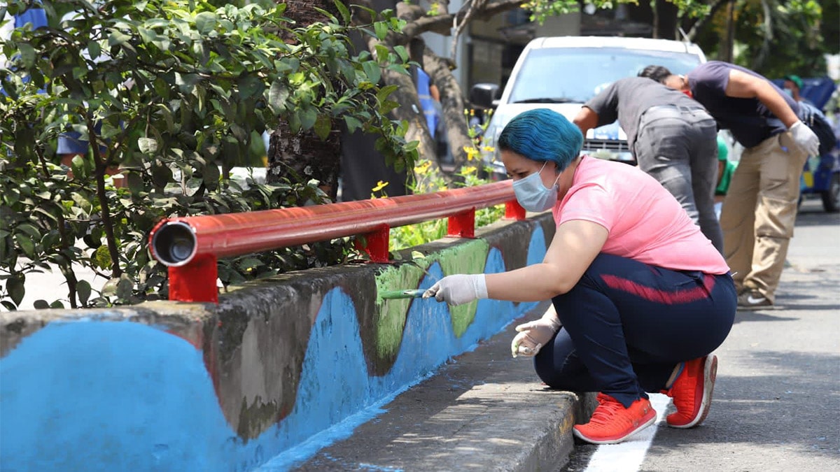 Vecinos y comerciantes de la Avenida Sexta lideraron jornada de embellecimiento