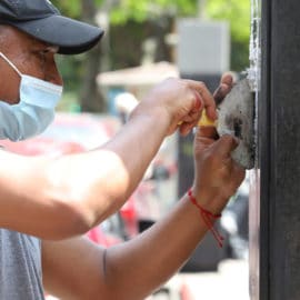 Vecinos y comerciantes de la Avenida Sexta lideraron jornada de embellecimiento