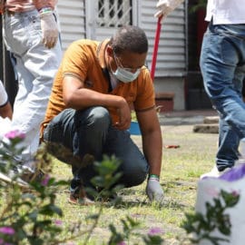 Vecinos y comerciantes de la Avenida Sexta lideraron jornada de embellecimiento