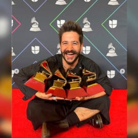 Camilo se adueña de la premiación de los Grammy Latinos