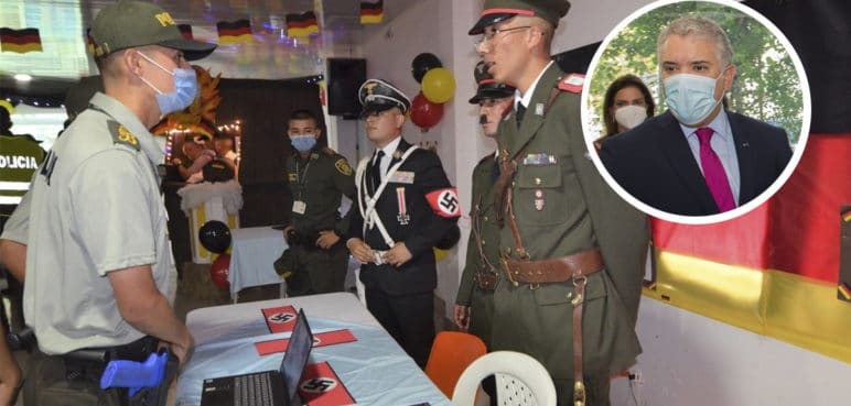 "Jamás la Policía propiciaría el nazismo como ejemplo de formación": Duque