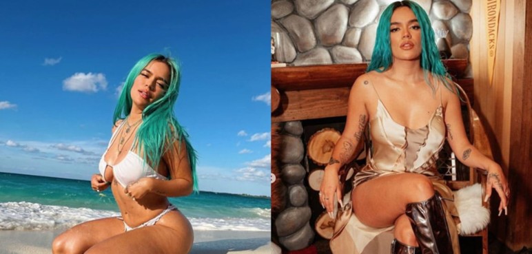 Karol G mostró en video los moretones que le dejó la caída en concierto