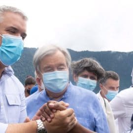 "La paz no viene de un día al otro": secretario de la ONU en Colombia