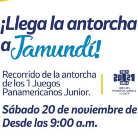 Mañana llega la antorcha de los Juegos Panamericanos Junior a Jamundí
